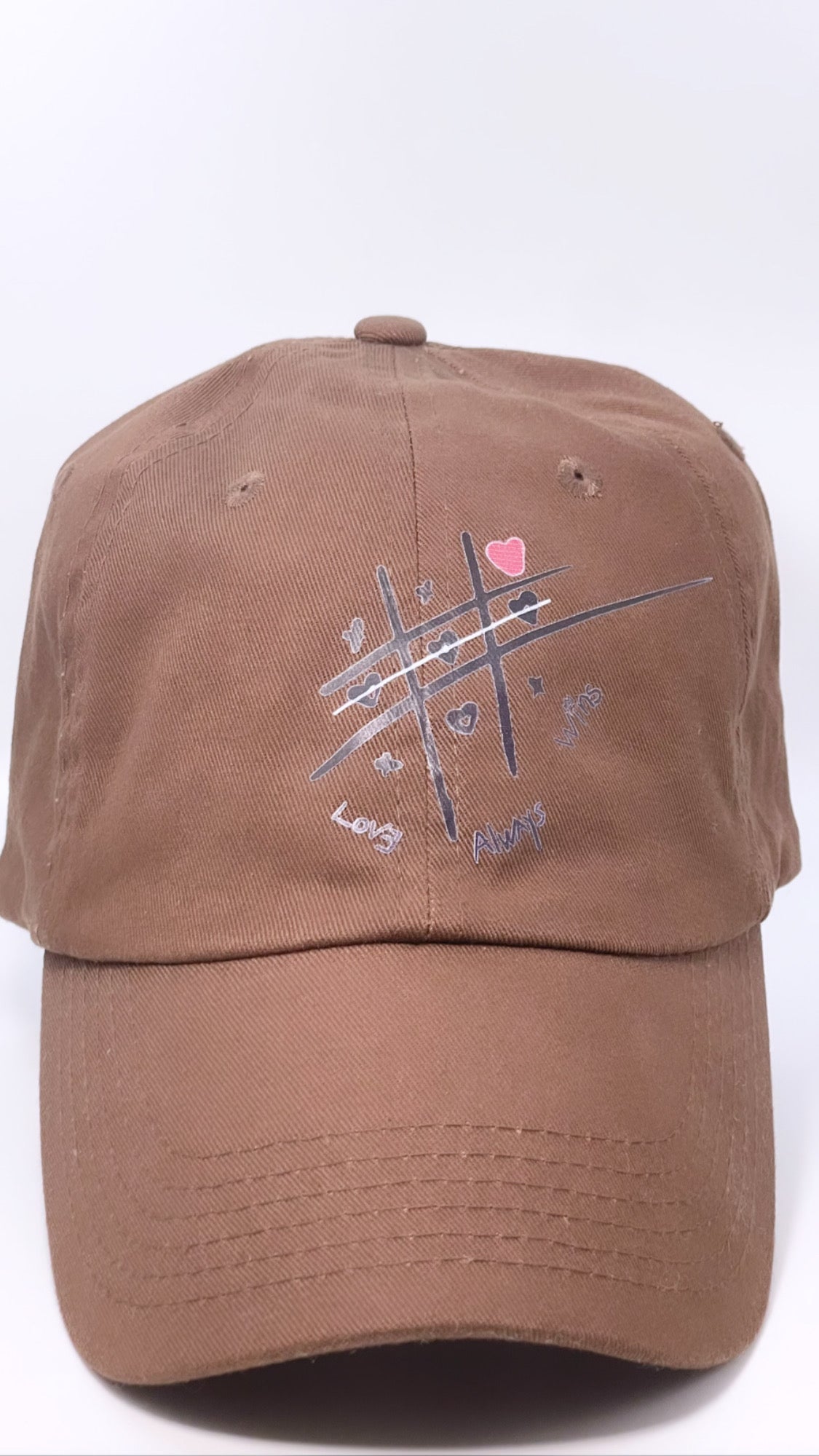 Love Always Wins Dad Hat - Brown