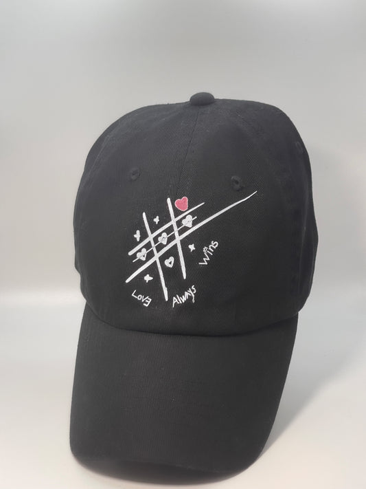 Love Always Wins Dad Hat - Black