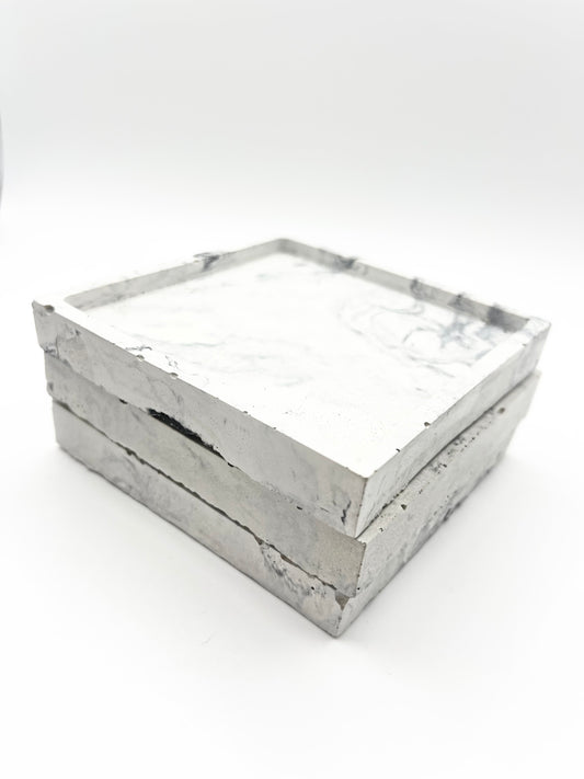 Minimalist Concrete Tray - Neutrals