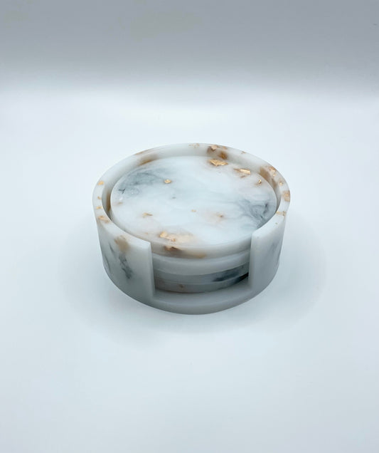 LE BLANC RESIN COASTERS