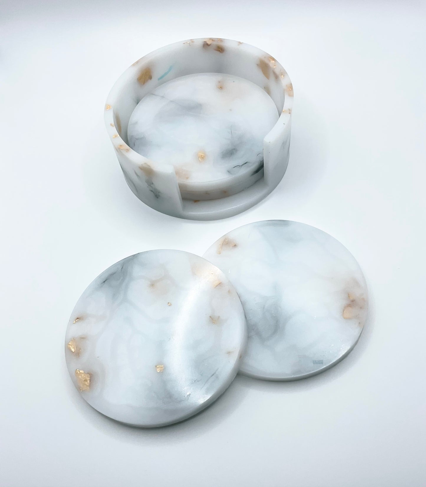 LE BLANC RESIN COASTERS