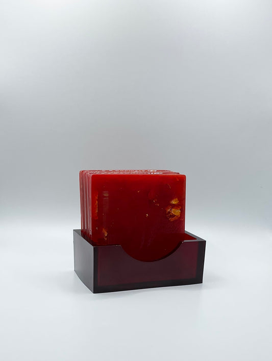 LE ROUGE RESIN COASTERS