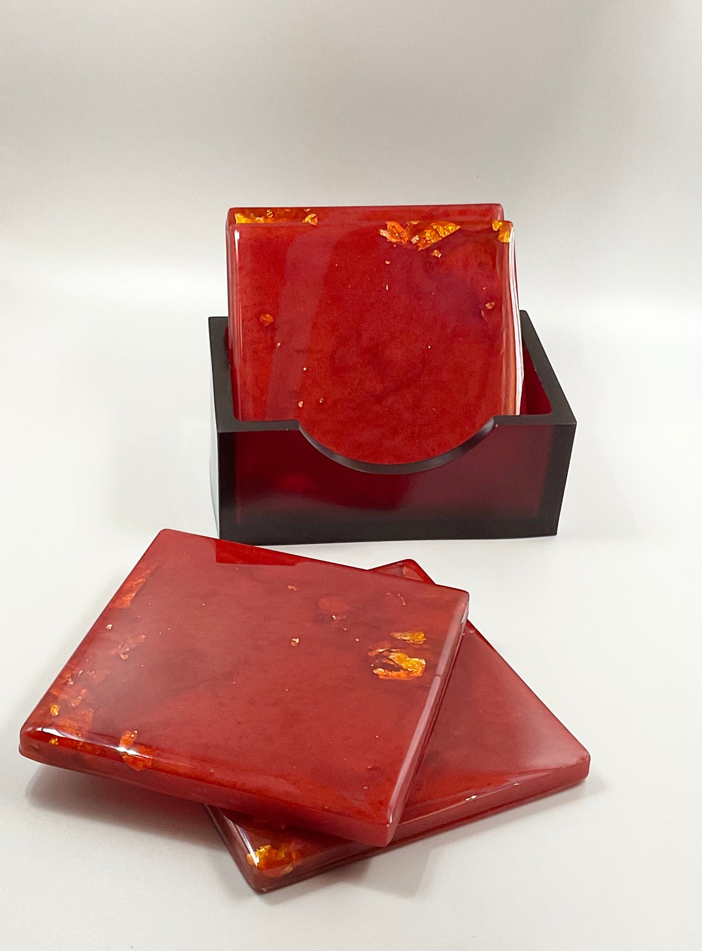 LE ROUGE RESIN COASTERS